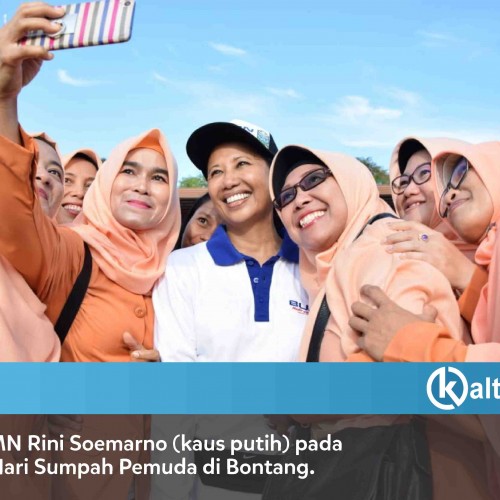 Upacara Sumpah Pemuda di Bontang dan Pesan Menteri Rini kepada Generasi Milenial