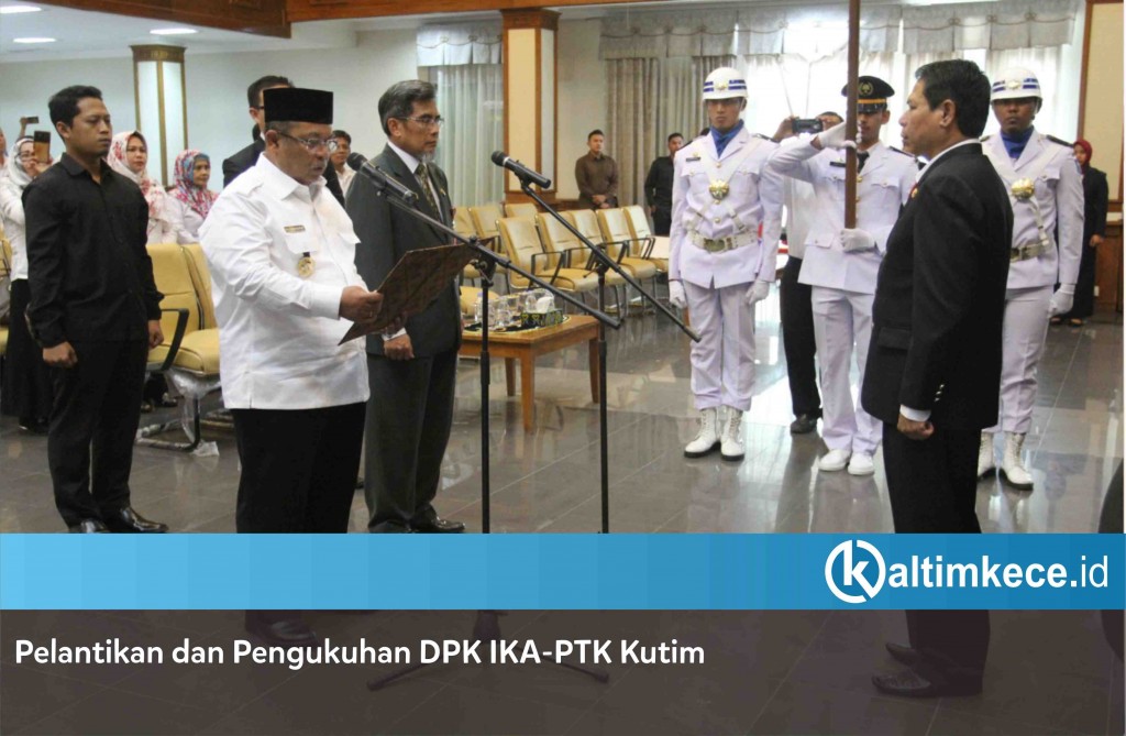 Pengurus DPK IKA-PTK Kutim 2017-2020 Dilantik