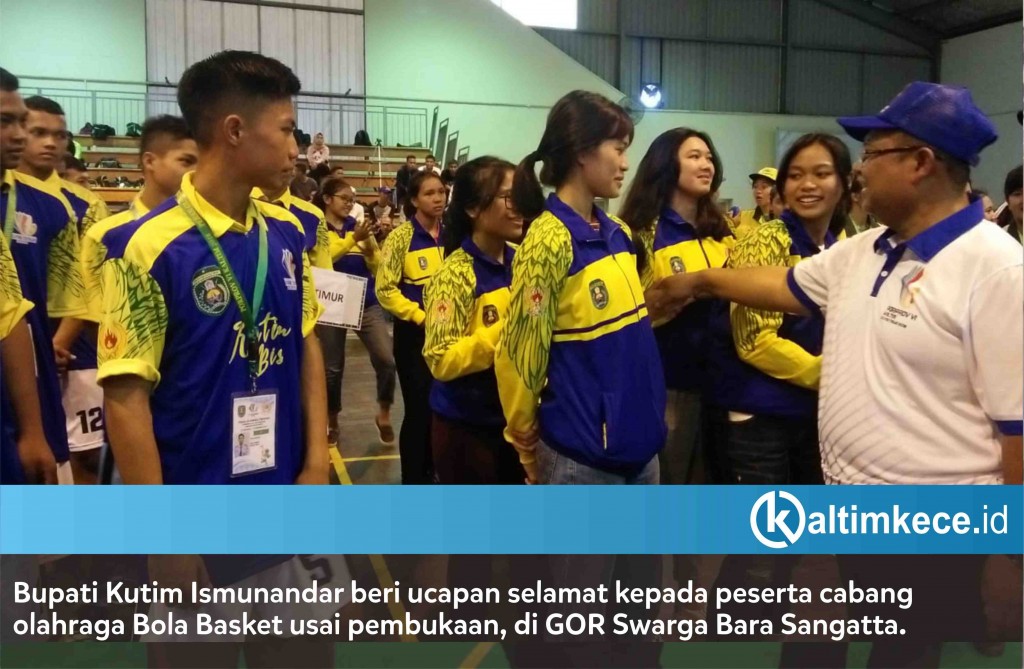 Pembukaan Cabor Bola Basket Resmi Mulai