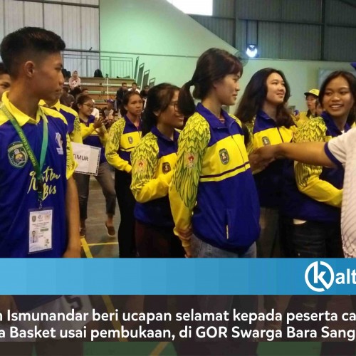 Pembukaan Cabor Bola Basket Resmi Mulai