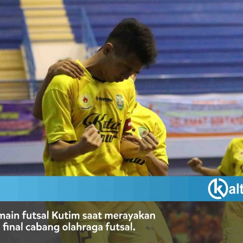 Futsal Kutim Menang Telak di Partai Final