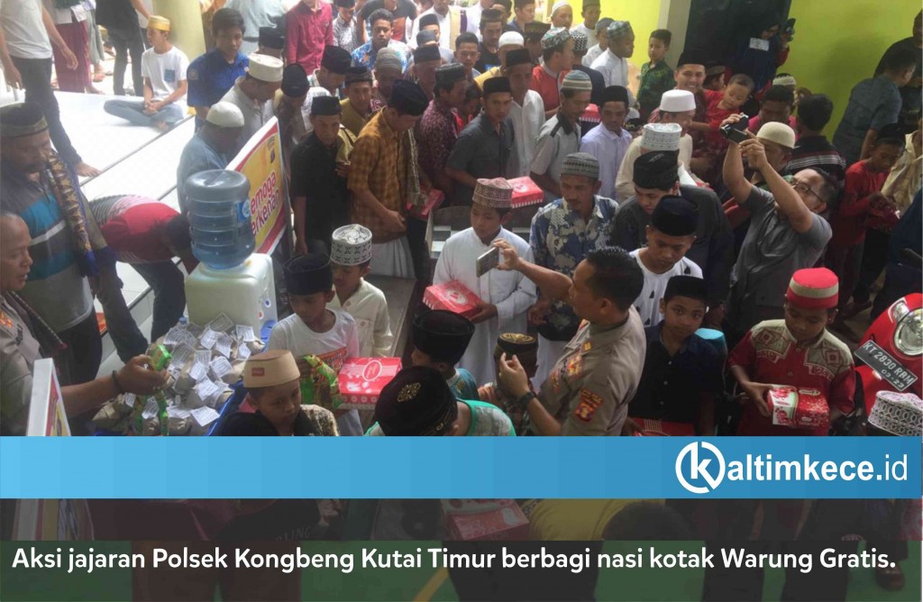 Warung Gratis Polsek Kongbeng Kutai Timur