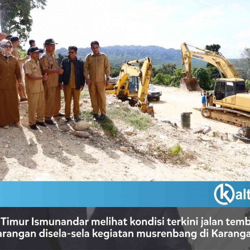 Jalan Tembus Pengadan-Karangan Pangkas Jarak Tempuh 64 Kilometer