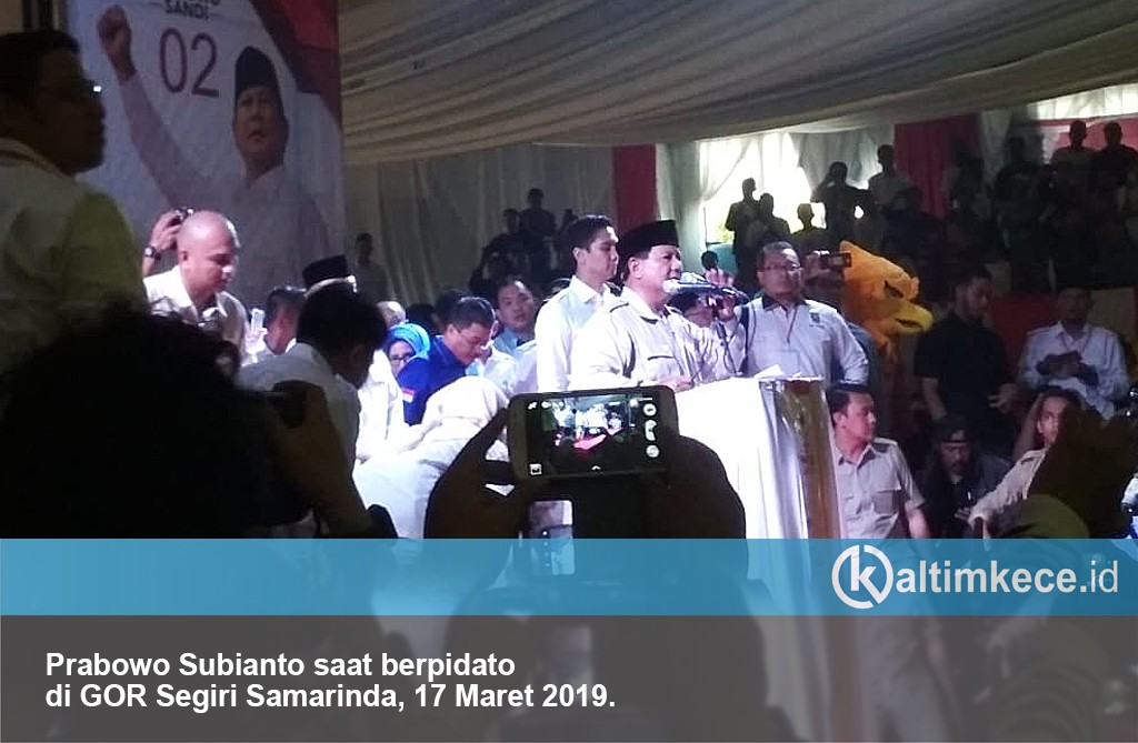 Kesan Mendalam Prabowo dengan Kekuatan Emak-Emak di Samarinda