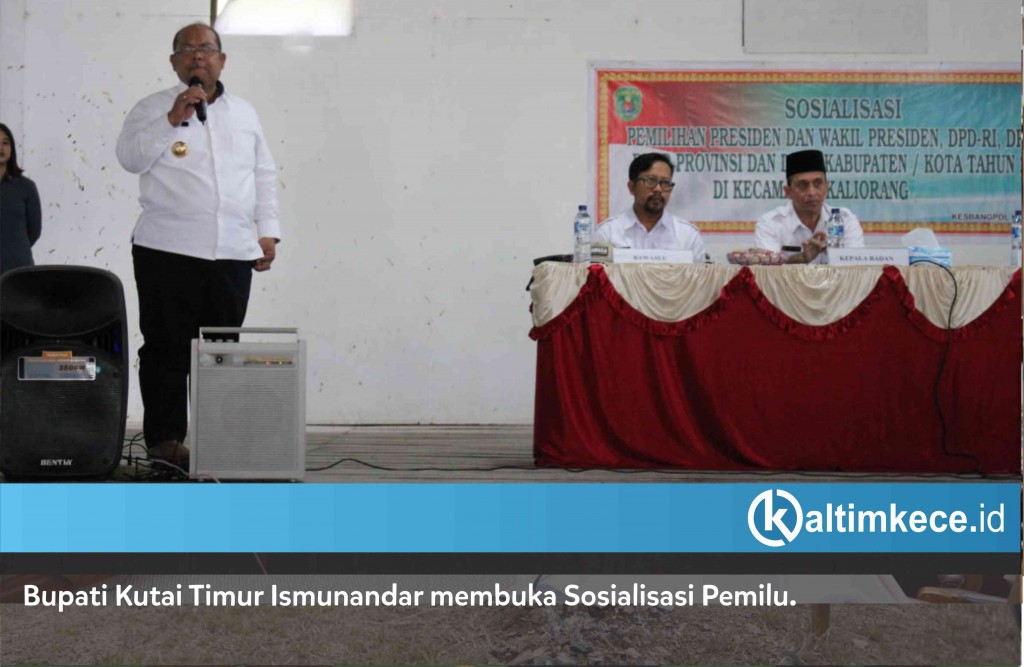 Sosialisasi Pemilu di Pesisir Kutai Timur