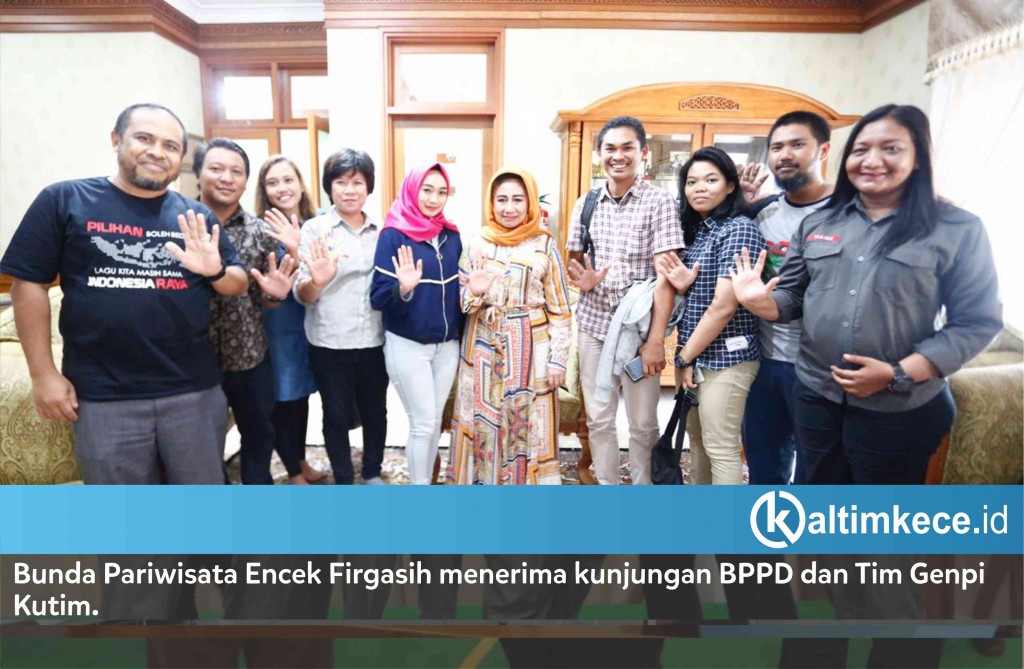 BPPD dan Genpi Kutim Temui Bunda Encek