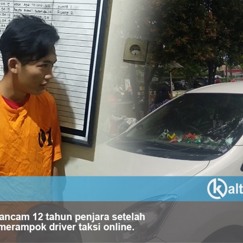 Perampokan Sadis Driver Taksi Online, Dipicu Pacar Hamil Dua Bulan