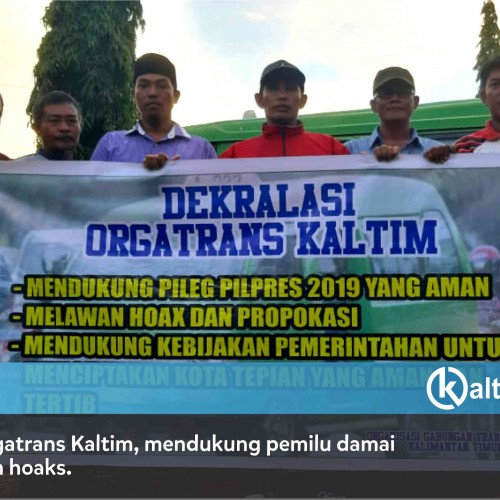 Orgatrans Kaltim Siap Lawan Hoaks demi Pemilu Damai