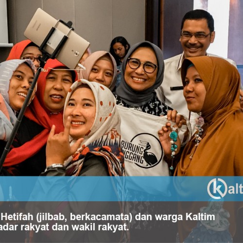 Dekatnya Hetifah dengan Muda-Mudi Kaltim, Saling DM dan Dibuatkan Tugu