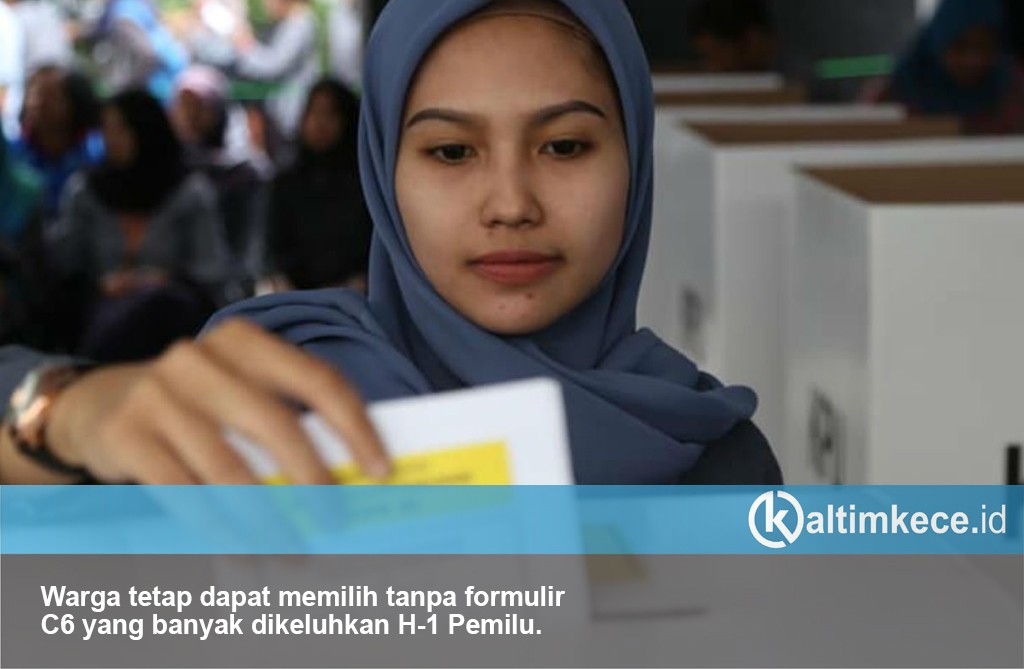 Tetap Gunakan Hak Pilih Tanpa Formulir C6