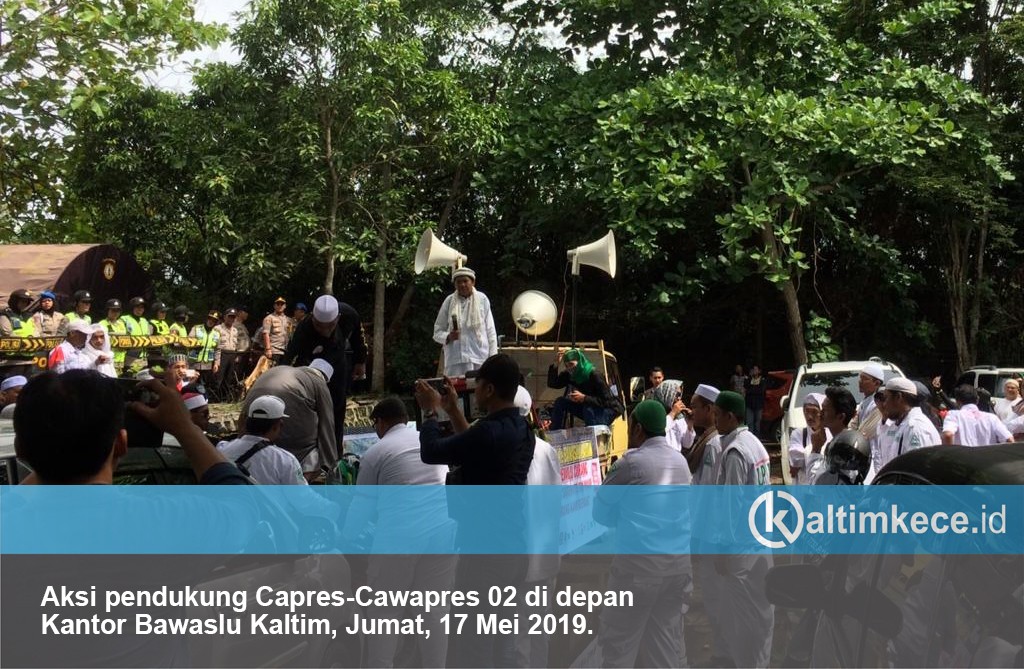 Empat Tuntutan Pendukung Capres-Cawapres 02 di Kaltim ke Bawaslu