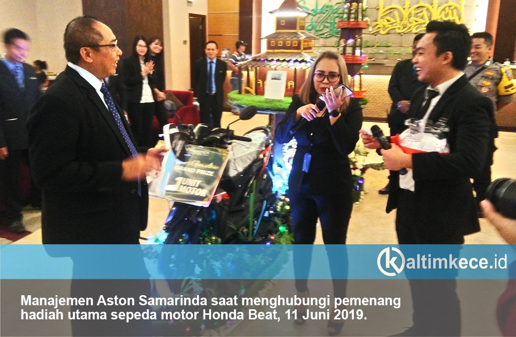 Euforia Pengundian Hadiah Utama Buka Puasa di Aston Samarinda