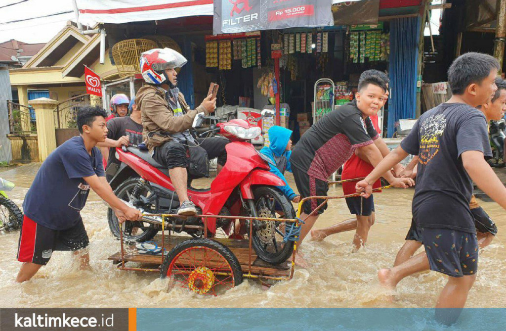 Hujan Sedang pun Samarinda Tergenang, Terancam Banjir hingga Awal 2020