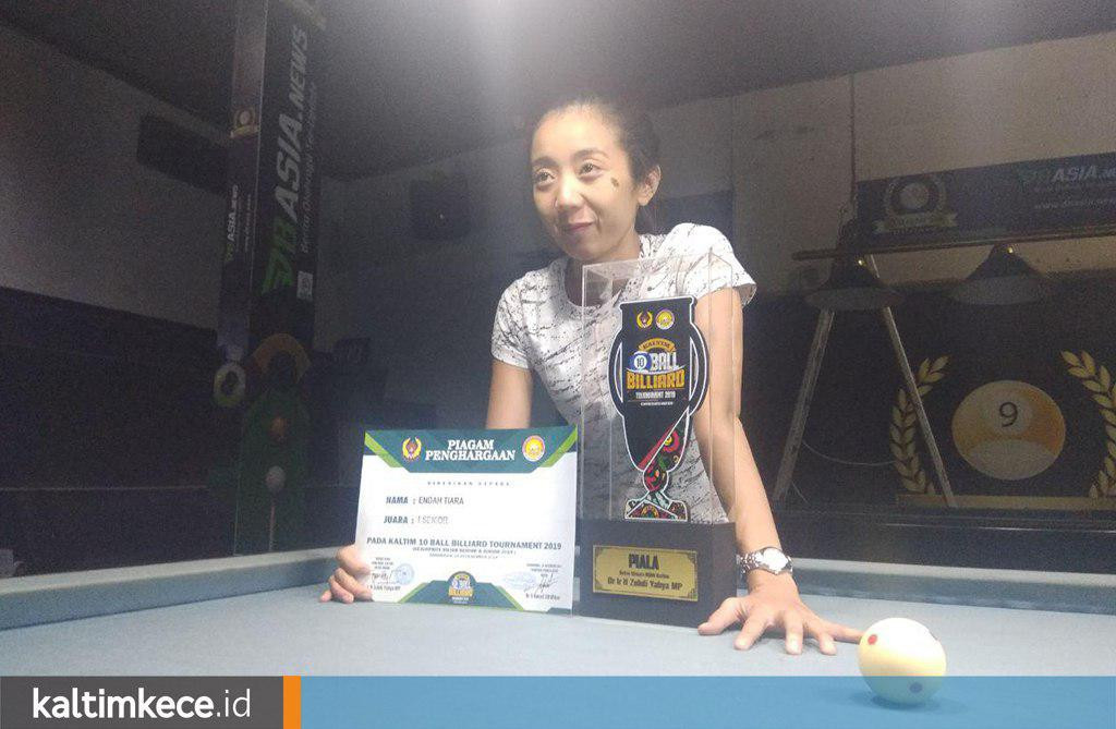 Cerita Endah Tiara Nita, Juara Senior Kaltim 10 Ball Billiard Tournament 2019