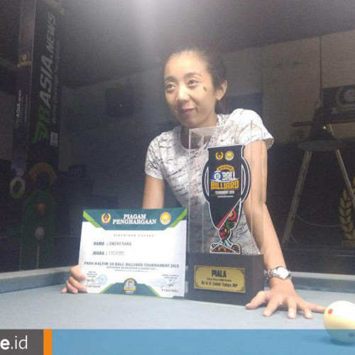 Cerita Endah Tiara Nita, Juara Senior Kaltim 10 Ball Billiard Tournament 2019