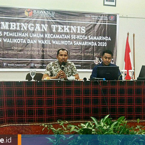 Bimtek Panwascam Se-Samarinda, Bawaslu Komitmen Kawal Pilwali 2020