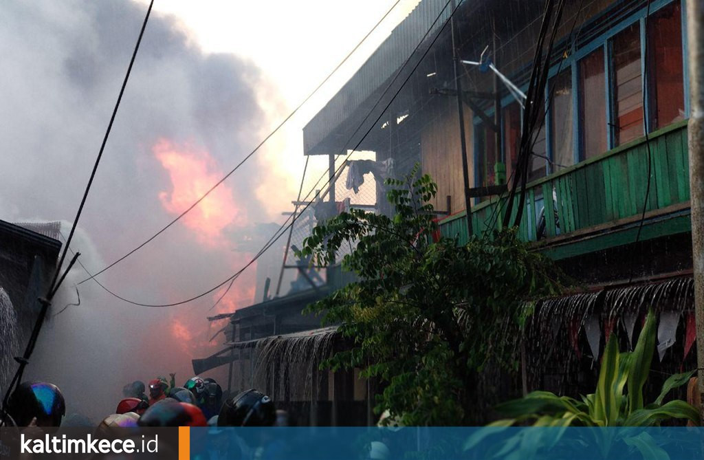 Si Jago Merah Beraksi di Samarinda, 100 Jiwa Kehilangan Tempat Tinggal