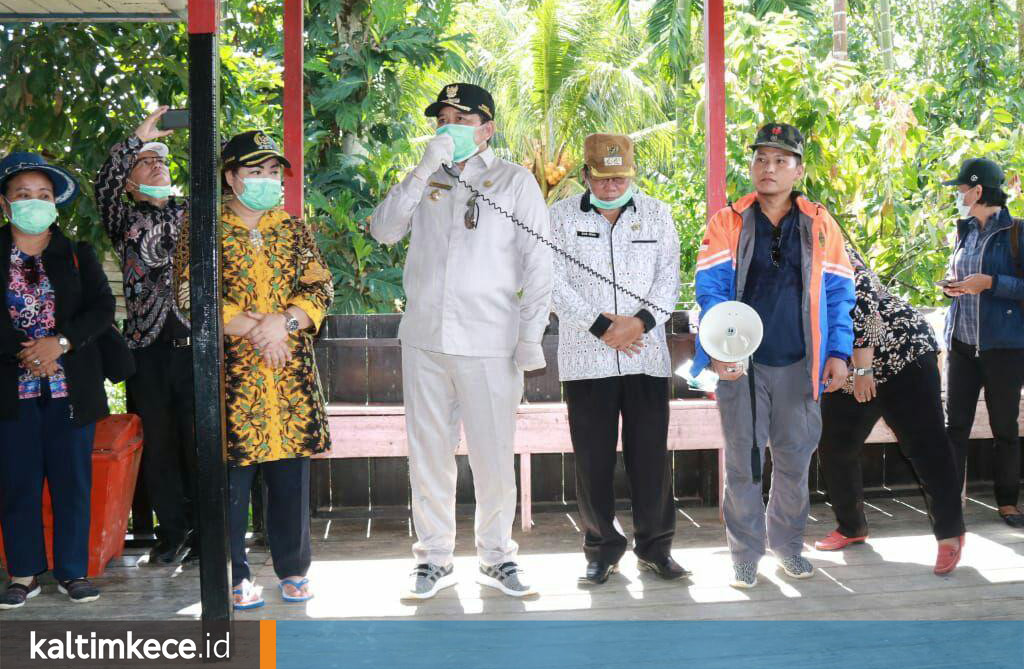 Bupati Mahulu Pantau Wasdalkes Long Apari dan Long Pahangai