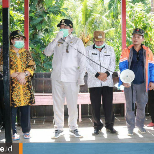 Bupati Mahulu Pantau Wasdalkes Long Apari dan Long Pahangai