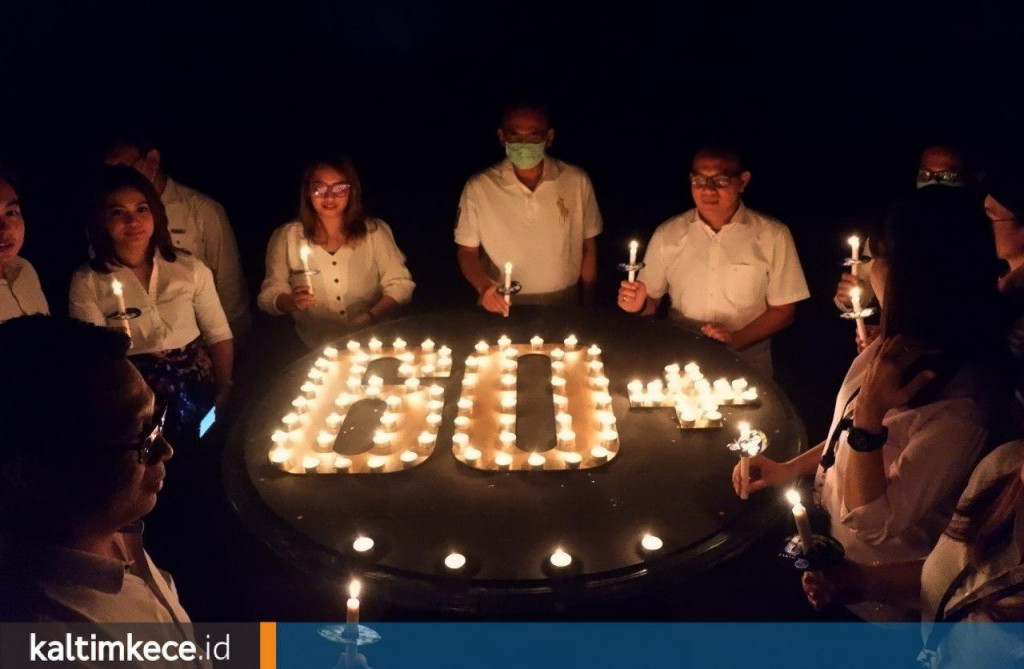 Peringatan Earth Hour di Aston Samarinda Hotel & Convention Center