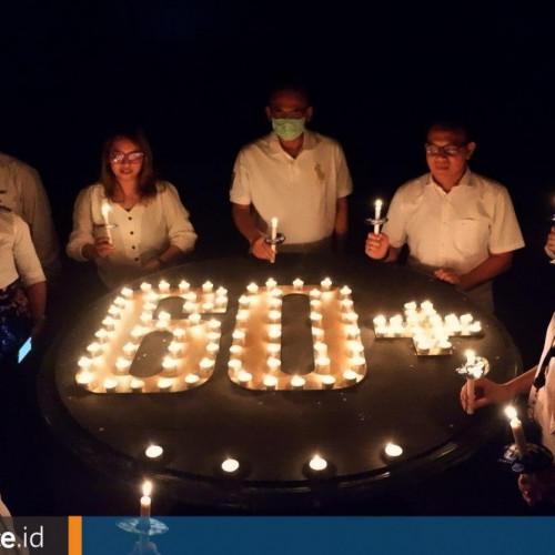 Peringatan Earth Hour di Aston Samarinda Hotel & Convention Center