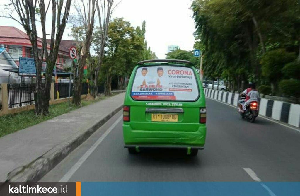 Stiker Gambar Bakal Pasangan Calon Ditertibkan dari Angkot, Langgar Ketentuan Menhub