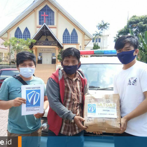 Kontribusi di Tengah Pandemi ala Satgas Covid-19 GPIB Immanuel Samarinda