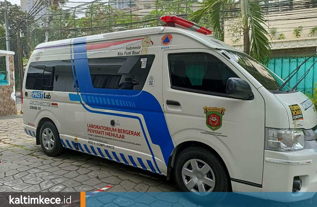 Samarinda yang Pertama Operasikan Mobil PCR di Kalimantan, Deteksi Covid-19 Hitungan Menit