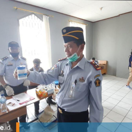 Dari Tes Urine Petugas Rutan Klas IIB Tanjung Redeb oleh Kanwil Kemenkumham Kaltim