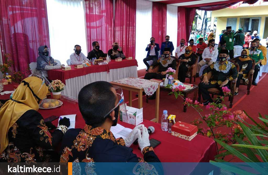 Melihat Ketatnya Protokol Kesehatan pada Pendaftaran Calon Kepala Daerah di KPU Samarinda