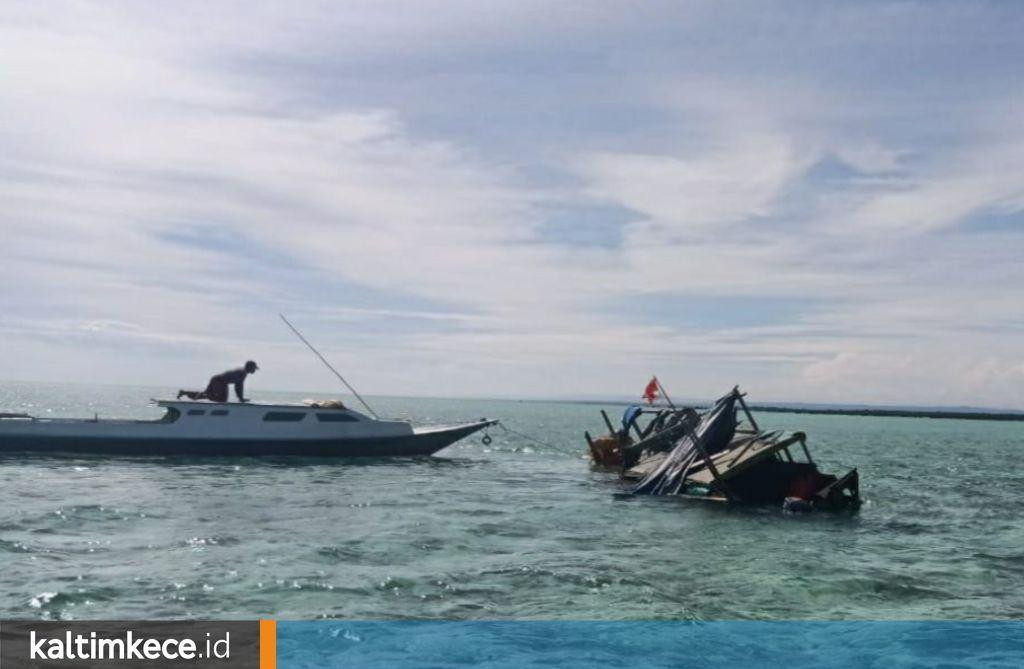 Angin Kencang dan Gelombang Besar, Kapal Nelayan Tenggelam di Perairan Pulau Manimbora