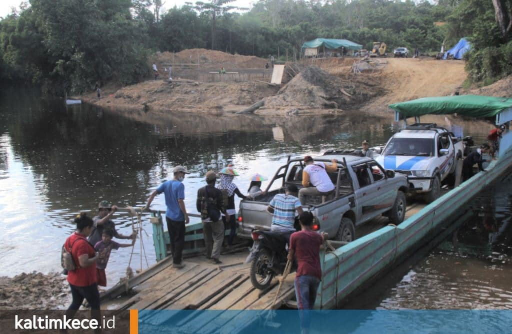 Beratnya Membangun Jembatan Long Melaham, Material Dikirim dari Austria dan Tiongkok