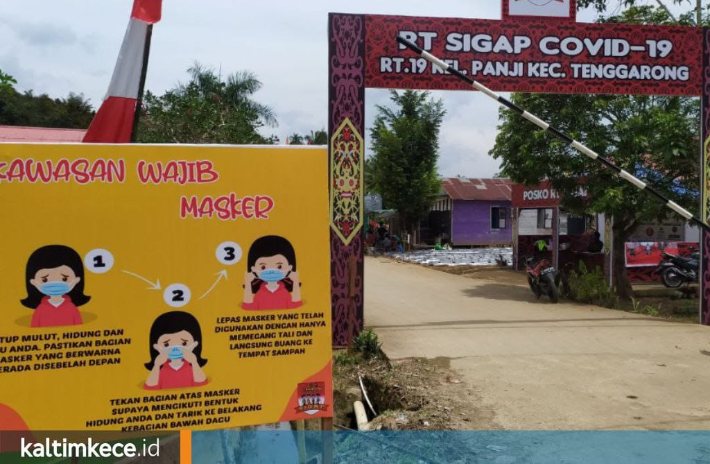 Berkunjung ke RT 19 Kelurahan Panji di Tenggarong yang Zero Kasus Covid-19 sejak Awal Pandemi