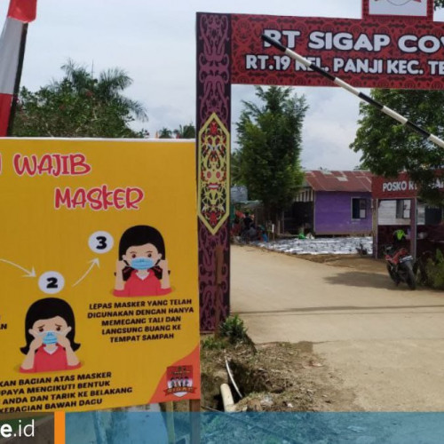 Berkunjung ke RT 19 Kelurahan Panji di Tenggarong yang Zero Kasus Covid-19 sejak Awal Pandemi