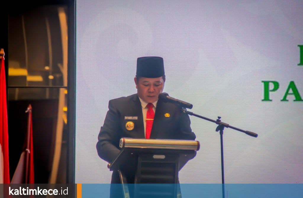 Teks Lengkap Pidato Perdana Bonifasius Belawan Geh Usai Dilantik Sebagai Bupati Mahulu Periode 2021-2024