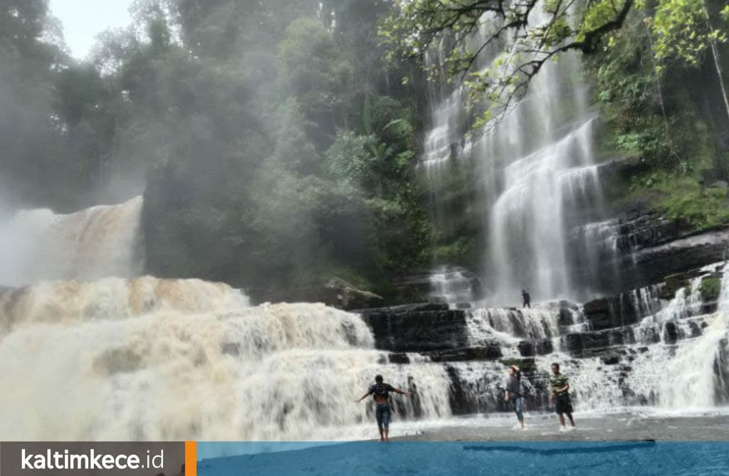 Betapa Indah Air Terjun Kosan Tinggang di Mahulu, Surga di Tengah Rimba Kalimantan yang Sukar Didatangi