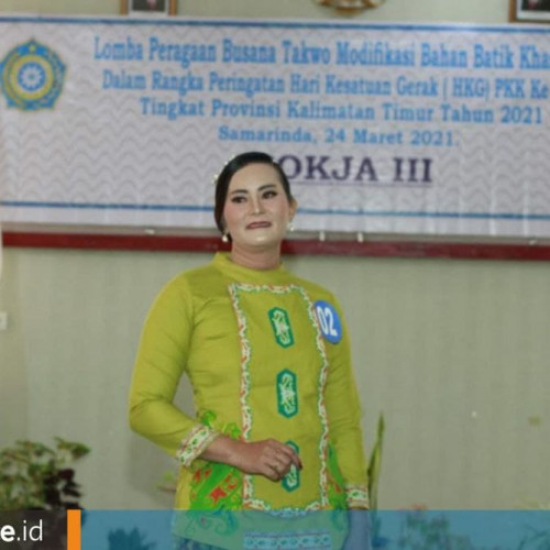 Mengintip Busana Takwo Modifikasi Batik Mahulu, Sempat Juara Fashion Show Tingkat Kaltim