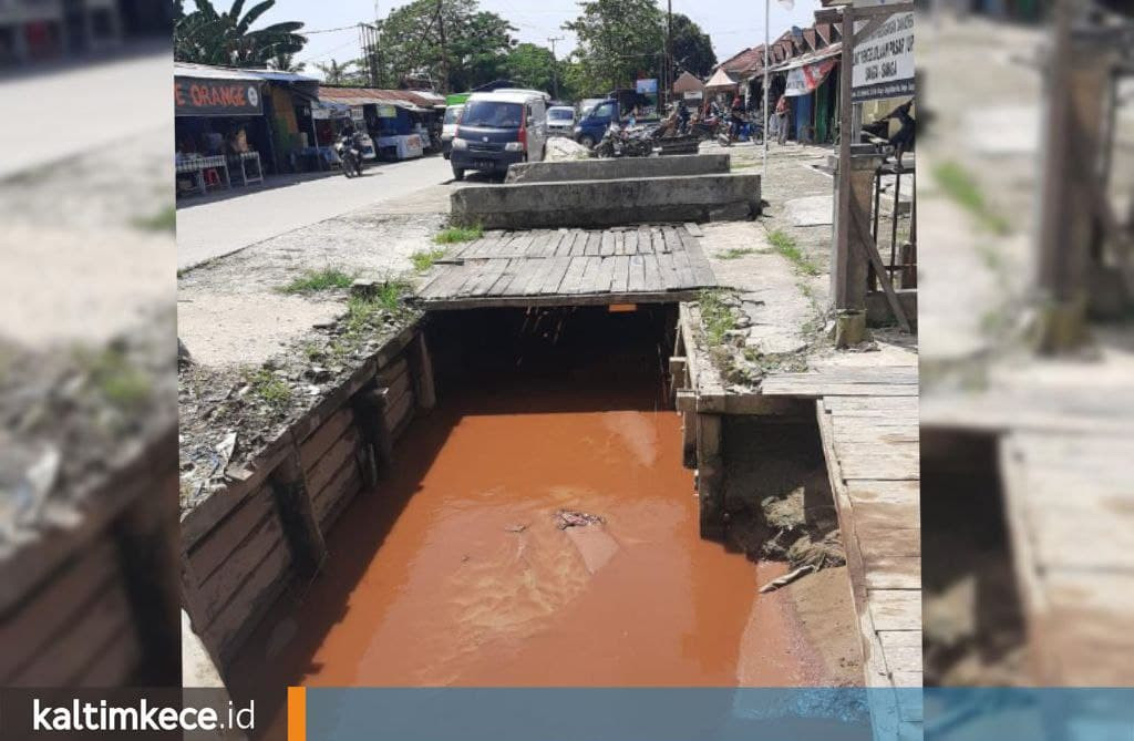 Limbah Bor Pertamina Merembes ke Drainase dan Sungai di Sangasanga, Disebut Hanya Lumpur