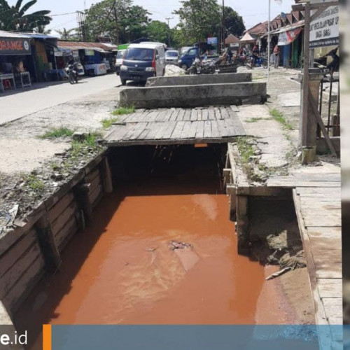 Limbah Bor Pertamina Merembes ke Drainase dan Sungai di Sangasanga, Disebut Hanya Lumpur