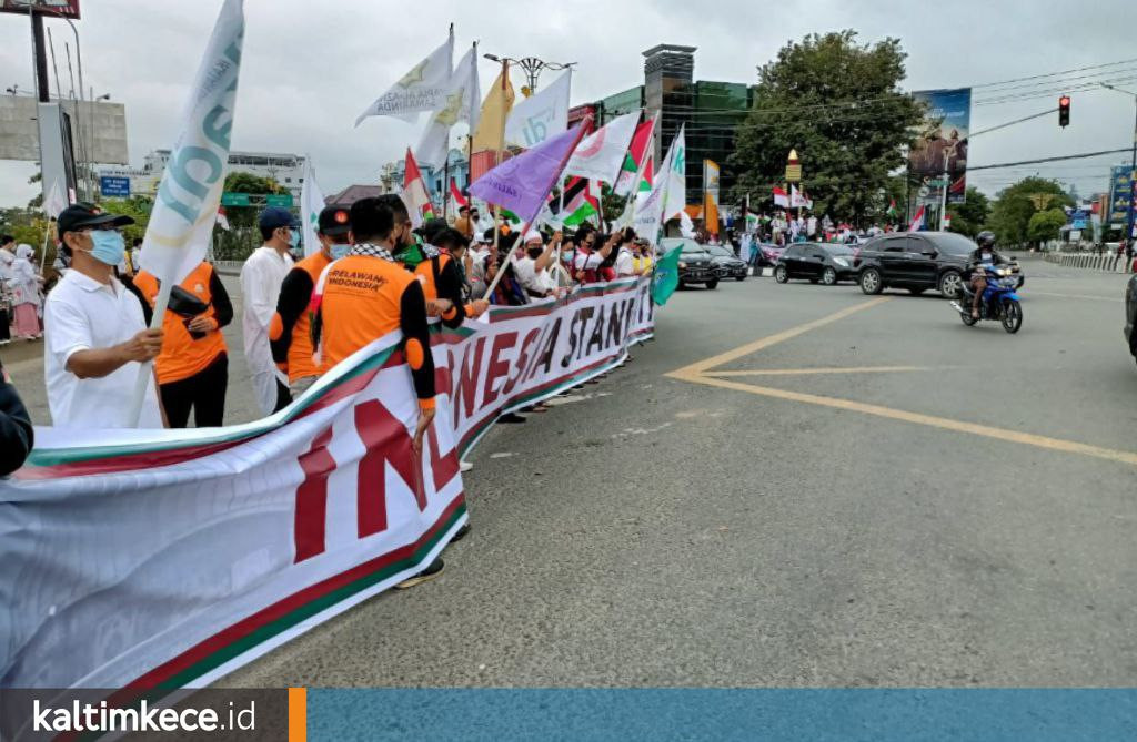 Aksi Solidaritas Kemanusiaan di Samarinda, Kumpulkan Rp 111 Juta untuk Rakyat Palestina