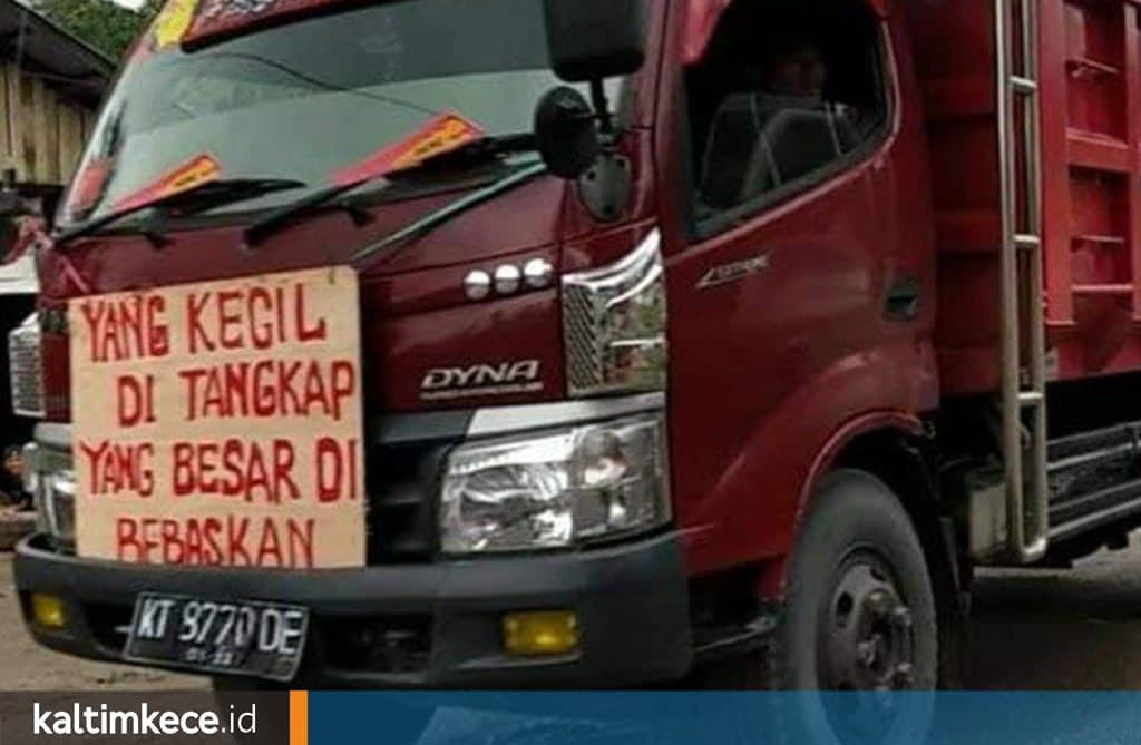 Di Balik Unjuk Rasa Sopir Truk di Poros Samarinda-Bontang, Ada Tebang Pilih Penegakan Hukum