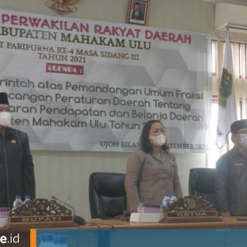 Bupati Mahulu Sampaikan Jawaban Atas Pandangan Umum Fraksi Tentang APBD-P 2021