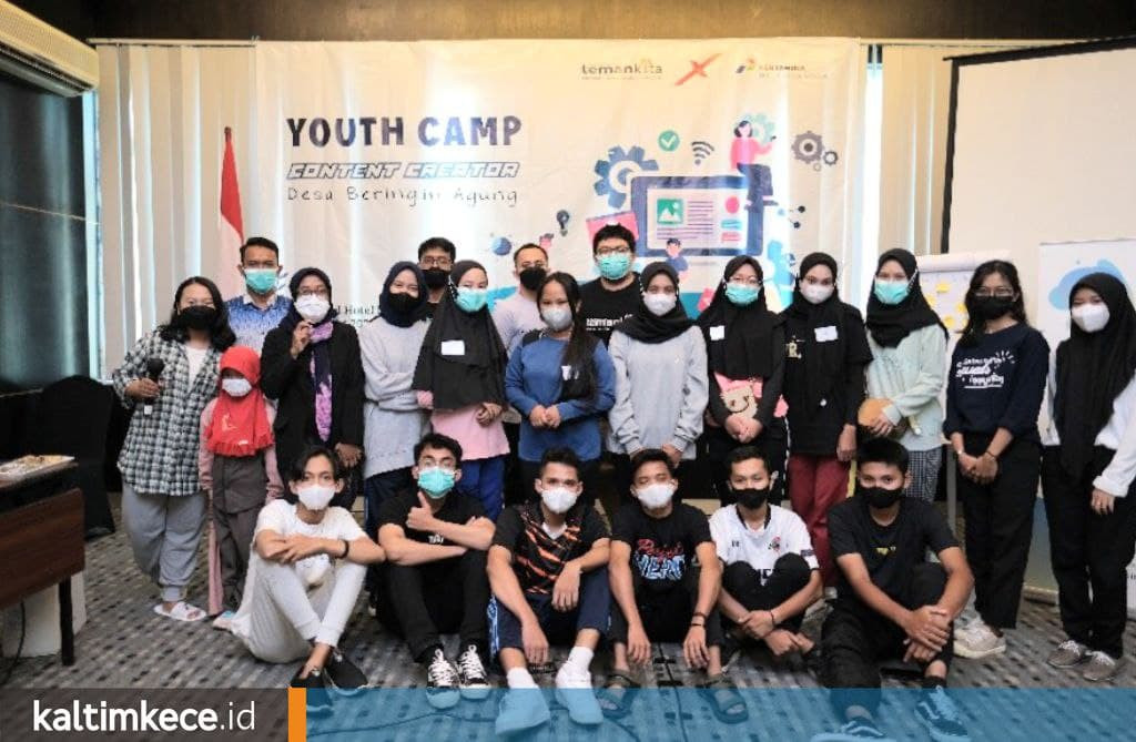 Ketika Belasan Anak Muda Beringin Agung di Samboja Berlatih Bikin Konten Kreatif untuk Majukan Desa
