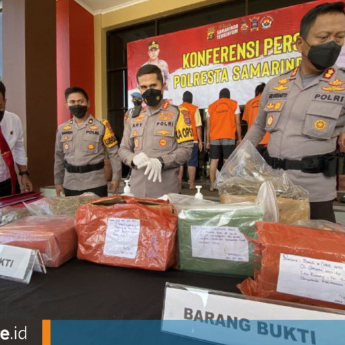 Empat Kilogram Ganja Beraroma Kopi asal Aceh Masuk Samarinda lewat Layanan Ekspedisi