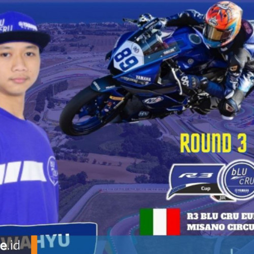 Wahyu Nugroho, Pembalap dari Jateng yang Bertekad Juara R3 bLU cRU European Cup di Italia