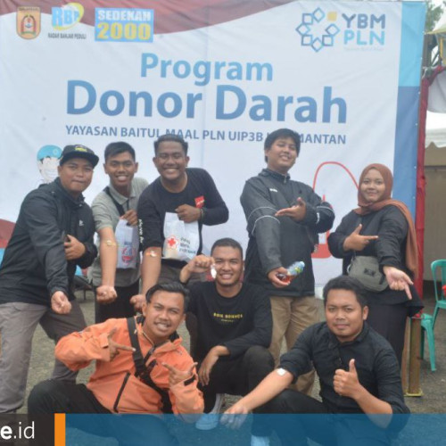 PLN Gelar Donor Darah di Lapangan Murjani