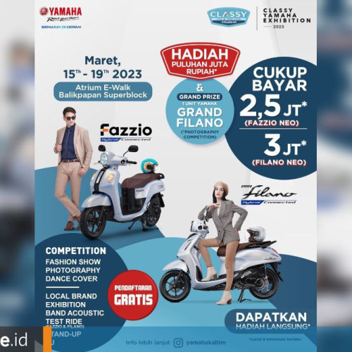 Yamaha Manjakan Konsumennya di Classy Yamaha Exhibition 2023